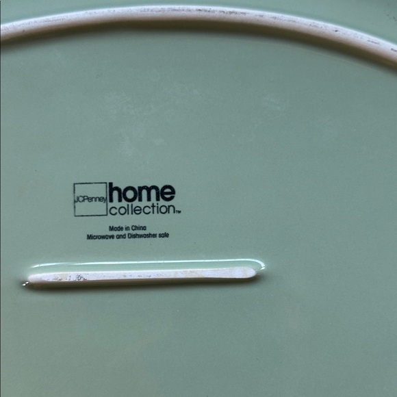 JCPenney Mint Green Decorative Platter - Picture 3 of 3